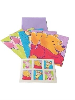 Vintage Hallmark Pack Of (5) Disney Winnie The Pooh & Friends Cards Pkg